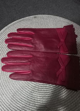 Перчатки женские кожа marks and spencer