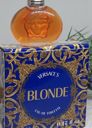 Раритетный blonde от versace, eau de toilette, 5 ml. винтаж, оригинал