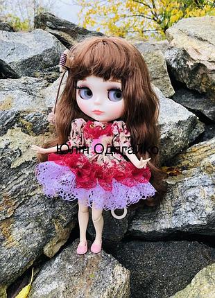 Одяг для ляльки блайз, сукня. плаття для ляльок blythe