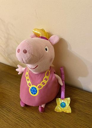 М'яка іграшка свинка пеппа принцеса ty peppa pig princess