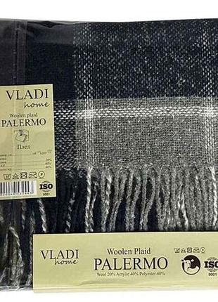 Плед 170*210 palermo 07/sofa бел-дым-св.антр тм vladi