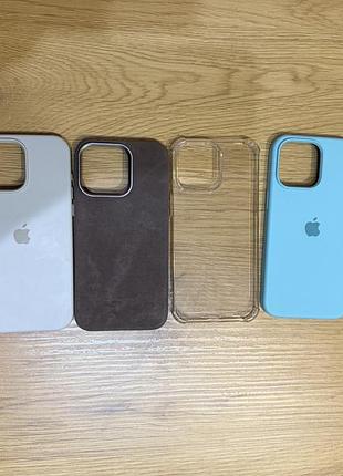Чохли apple для iphone 15 pro max, комплект 5 штук
