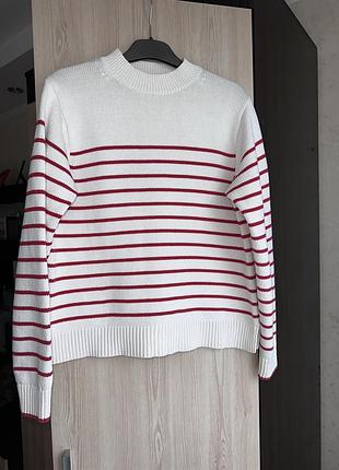 Светр в смужку uniqlo 3