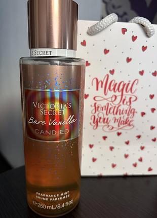 Парфумований спрей для тіла victoria's secret bare vanilla candied 250 мл