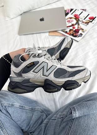 Кроссовки женские мех и влагозащита new balance 9060 cordura