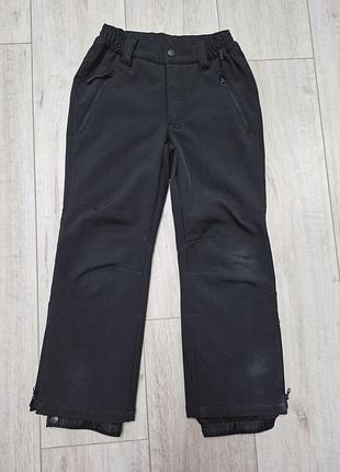 Брюки лыжные зимние trevolution softshell на флисе, размер 122
