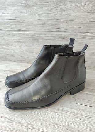 Clarks 42 р. челсі черевики туфлі чоловічі шкіряні індія