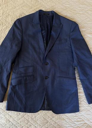 Чоловічий синій піджак massimo dutty