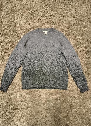 Светр жіночий h&m сірий з люрексом розмір xs