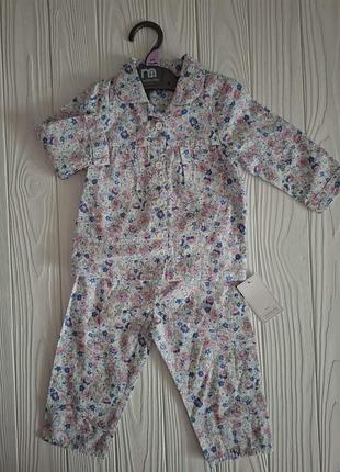 Новая детская пижама mothercare