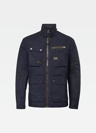 1. назва оголошення  чоловіча куртка g-star raw utility washed field jacket d16992-9740-b567, темно-синя, розмір m ефект праного джинсу від виробника
