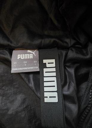 Пуховик puma довгий чорний 5