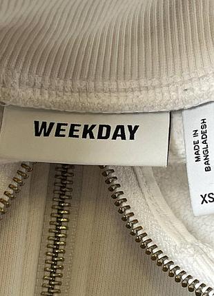Зіп-світшот weekday elias zip sweatshirt 2