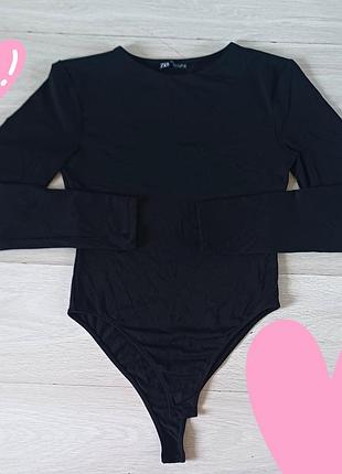 Женский  бодик боди  лонгслив zara