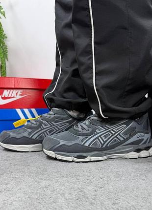 Чоловічі кросівки asics gel-nyc grey black gore-tex fur / smb+ 🔗
