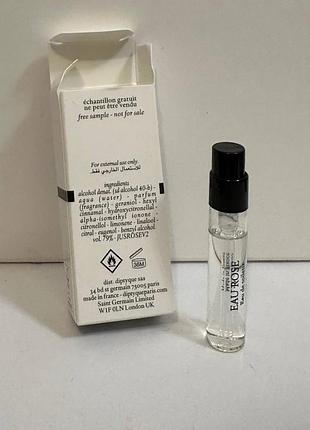 Diptyque eau rose пробник оригінал 2мл 2