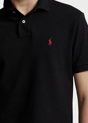 Поло чоловіче polo ralph lauren чорне
