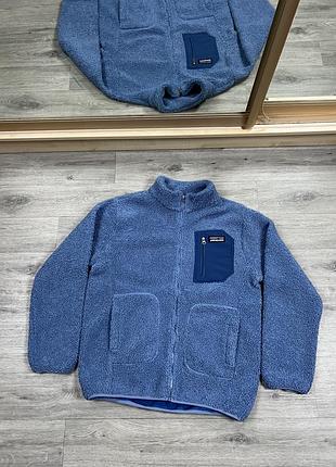 Флис patagonia classic retro-x куртка кофта оригинал шерпа барашек патагония l синий