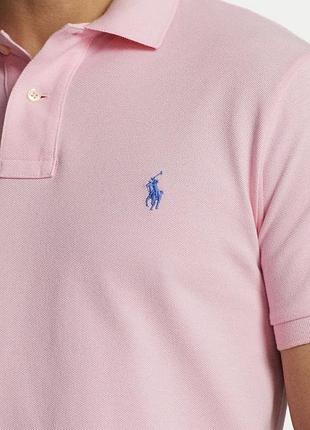 Чоловіче поло polo ralph lauren рожеве