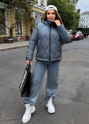 Куртка у кольорах 🍁 зима щільність 250