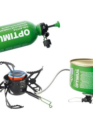 Мультипаливний пальник optimus polaris optifuel (з флягою на 0.4l fuel bottle)