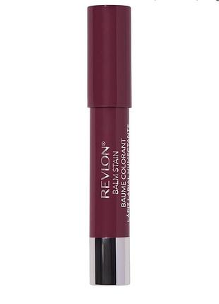 Revlon balm stain 005 crush beguin — бальзам-помада для губ, бордовий відтінок