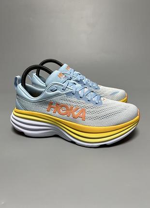 Кросівки для комфортної ходьби бігу тренувань hoka one one bondi 8 оригінал 1127952 ssca