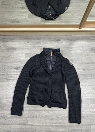 Шерстяной кардиган parajumpers кардиган кофта куртка гибрид меринос пуховик оригинал s