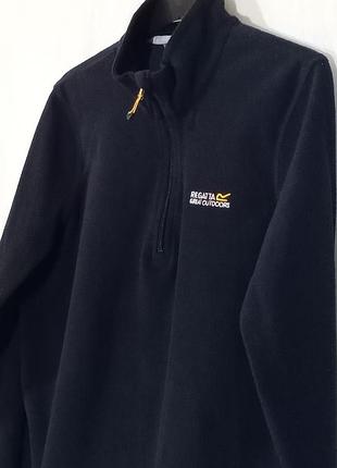 Женская флисовая флисовая кофта пог 54см/ р.46-50 regatta (1/2 zip) темно синяя