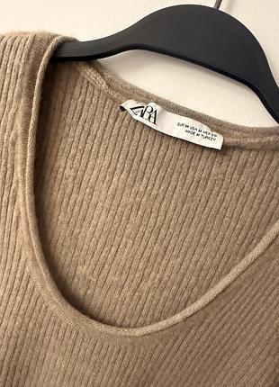 Zara шерстяний лонгслів 2