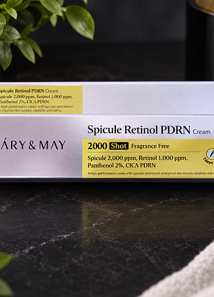 Крем для обличчя mary&may spicule retinol pdrn cream 15ml