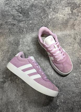 Оригінальні замшеві кеди adidas vl court 3.0