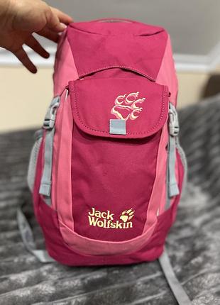 Рожевий дитячий рюкзак jack wolfskin kids explorer, б/в
