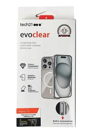 Чохол evo clear magsafe case for iphone 14 plus transparent