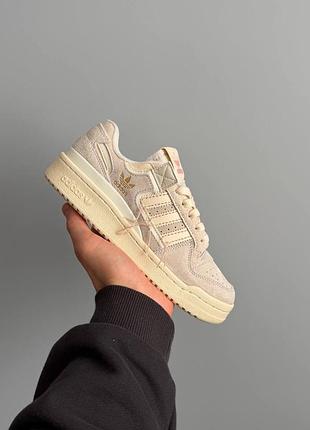 Кросівки adidas forum low premium ‘beige’