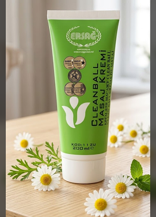 ​🌿 массажный крем ersa| clean ball masaj kremi, 200 мл (оригинал, туречковка)