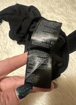 Лонг чорний базовий укорочений h&m 5
