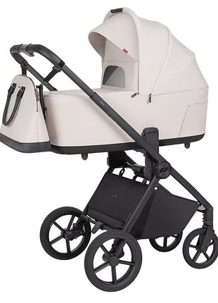 Коляска універсальна carrello ultra crl-6557 2в1 milk grey