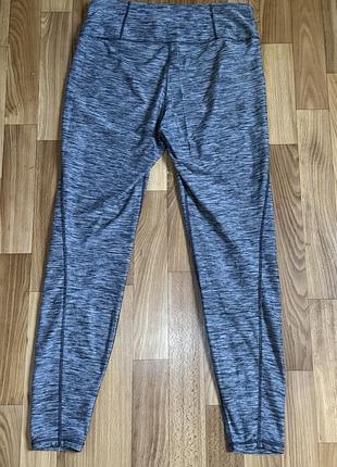 Спортивні лосини / легінси h&m sport (розмір м) сірі меланж