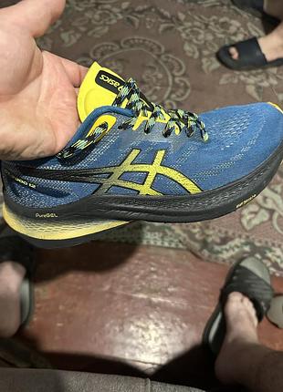 Кросівки asics gt-2000 12 синьо-жовті для бігу