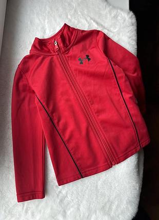 Классная мастерка under armour, красная зипка, мастерка на молнии