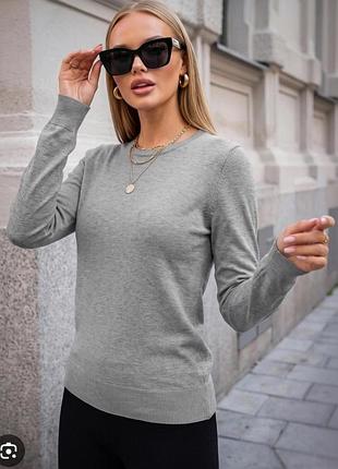Сріблястий светр h&m розмір s