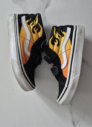 Детские высокие кеды vans 6