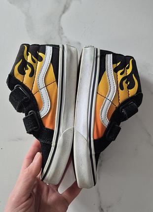 Детские высокие кеды vans 5