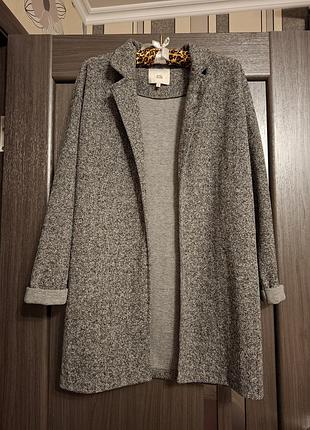 🌿 теплый кардиган без застежки river island на xs/s
