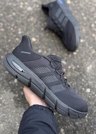 Мужские кроссовки adidas cloudfoam flex rapidfit 45 размер чёрные