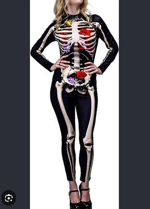 Костюм на хелловін скелетик скелет halloween