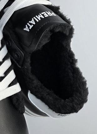 Premiata steven | fur 
• black white • 2