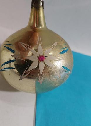 Ёлочная игрушка,  шар, ссср 2