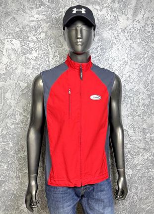 Loffler wind stopper жилетка 50 m размер спортивная красно-серая